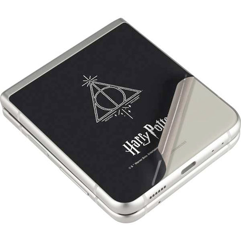 Wizarding Worlds Harry Potter Deathly Hallows Symbol Galaxy Z Flip3 5G Skin